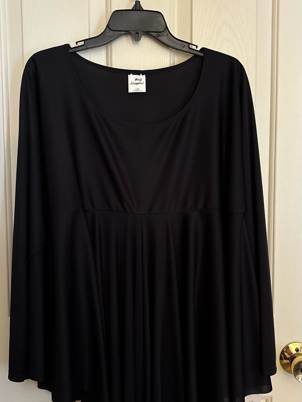 Angel Black Long Sleeve Tunic